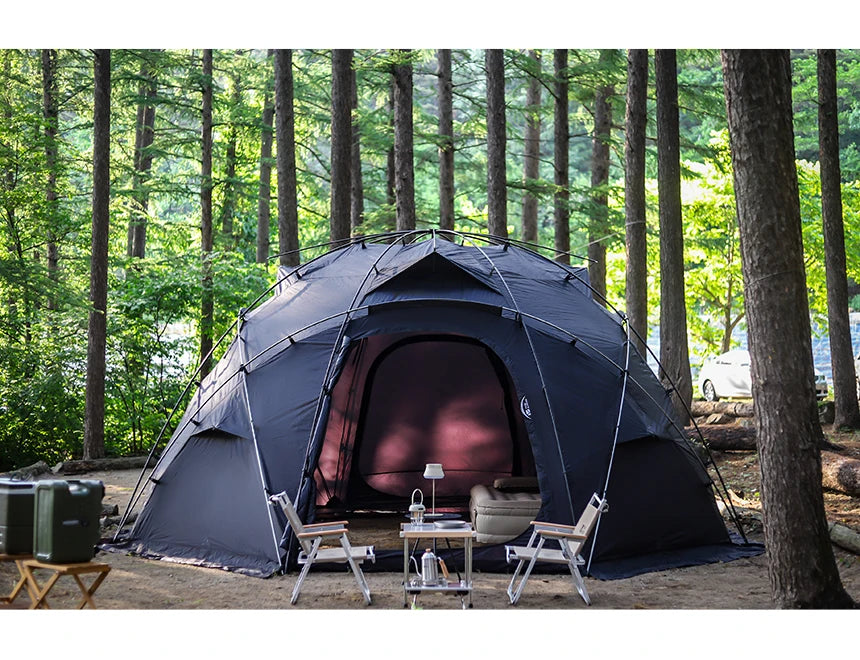Camping Tent Commander Dome Tent Shelter Waterproof Windproof Ultra-light 70D Nylon 160/185/245CM