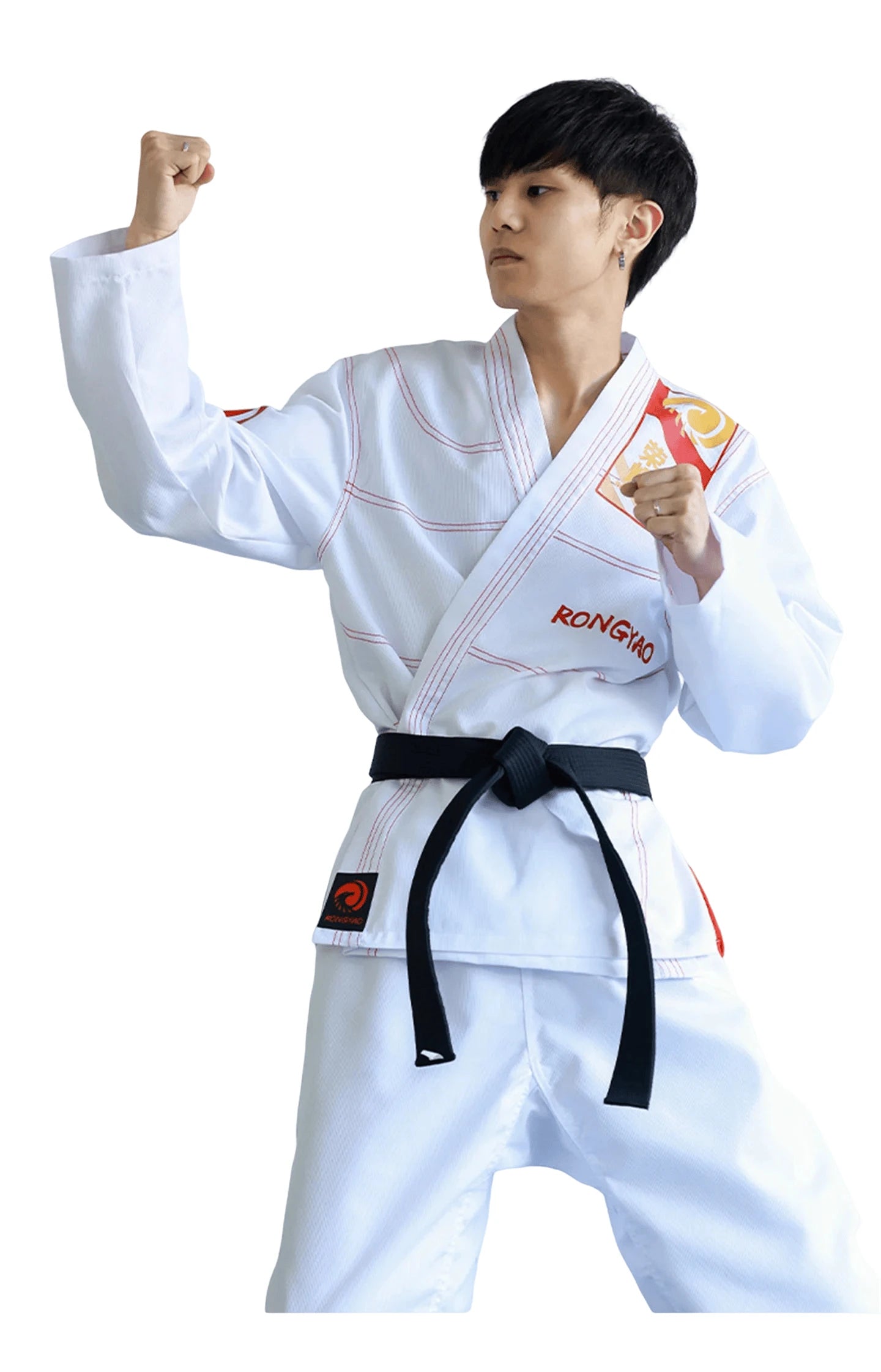 Taekwondo Dobok Uniform Set – Karate & Jiu Jitsu Training Suit for Adults & Kids with Long or Short Sleeve Top and Pants