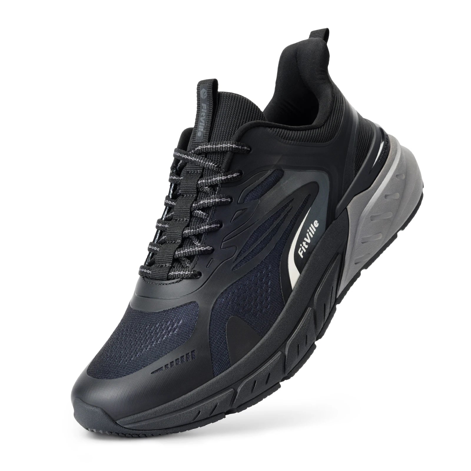 Men's 4E Wide Width Running Shoes - Sneakers With Arch Support For Flat Feet, Plantar Fasciitis And Heel Pain Relieve