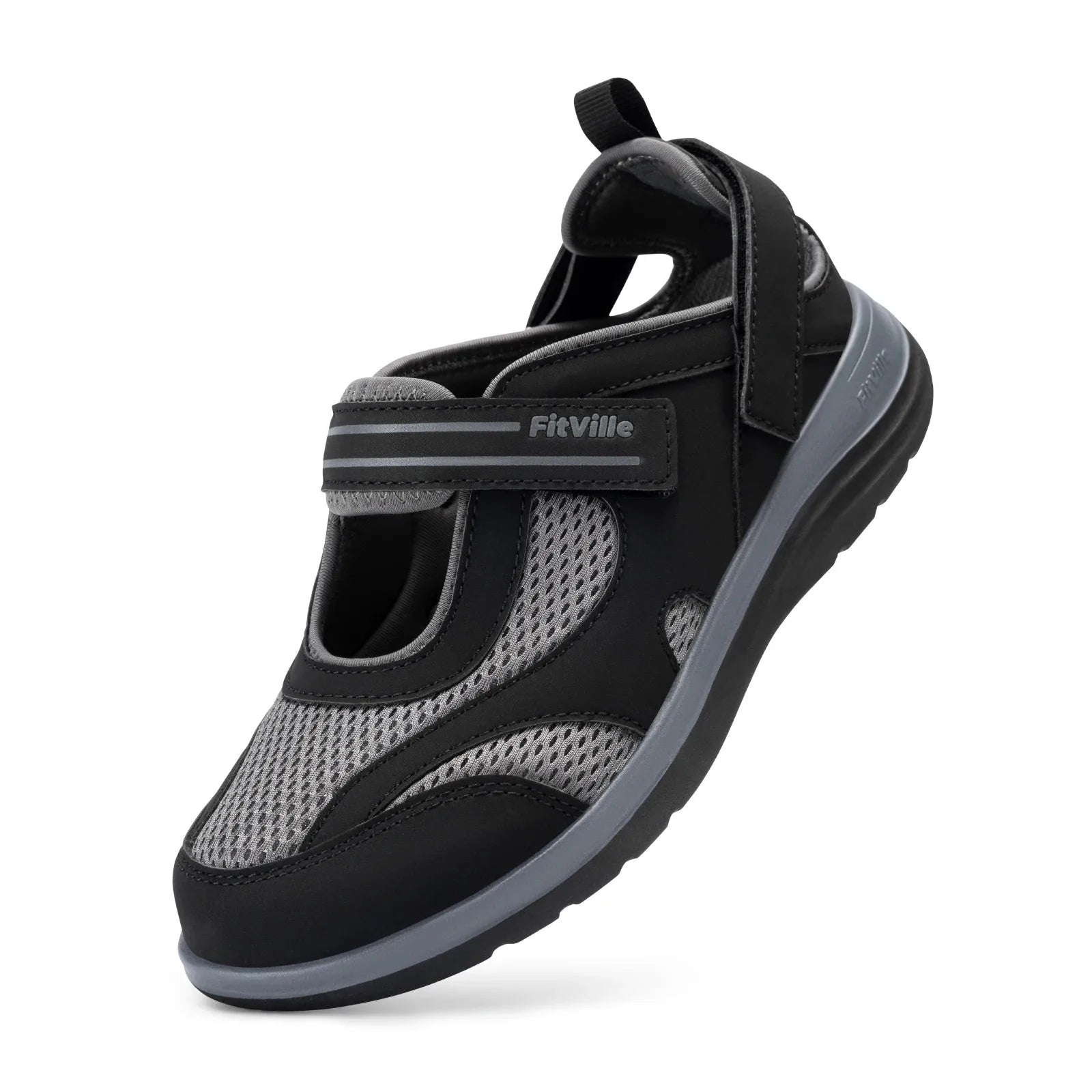 Women's Mary Jane Casual Shoes Sandals Widened Toe For Swollen Feet Lightweight Breathable Outdoor Elderly Shoe Sandals