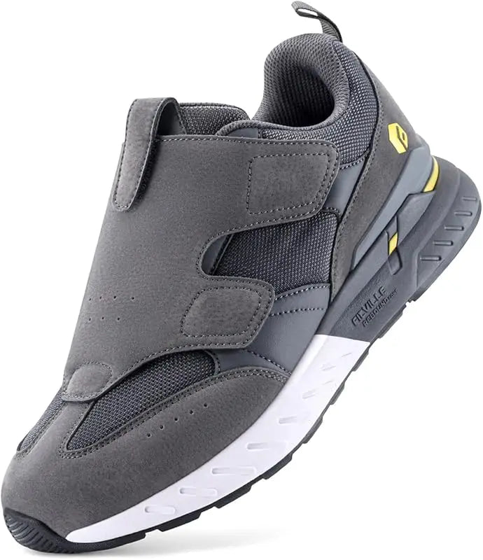 Men's Diabetic Shoes Wide 2E Slip-On Suitable For Swollen Feet Walking Shoe With Arch Support For Foot Pain Relief