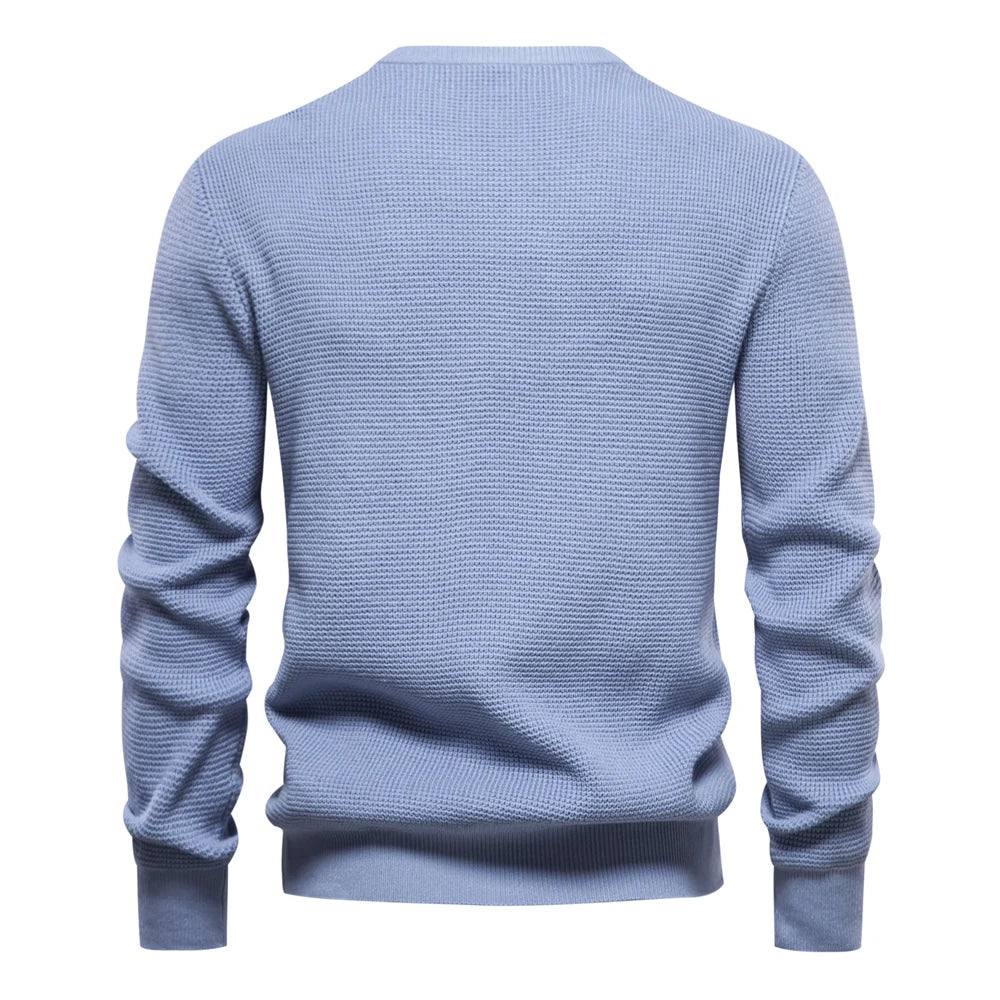 Mode Gestreepte Jeugdtrui voor Heren Casual Pullover Kwaliteit Gebreide Trui Heren Winter Lange Mouw