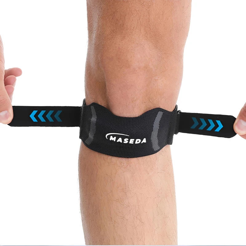 Breathable Shock Absorber And Sports Patella Belt For the Knee During Sports - Pressure Protector For Cycling, Basketball, & Other Outdoor Activities