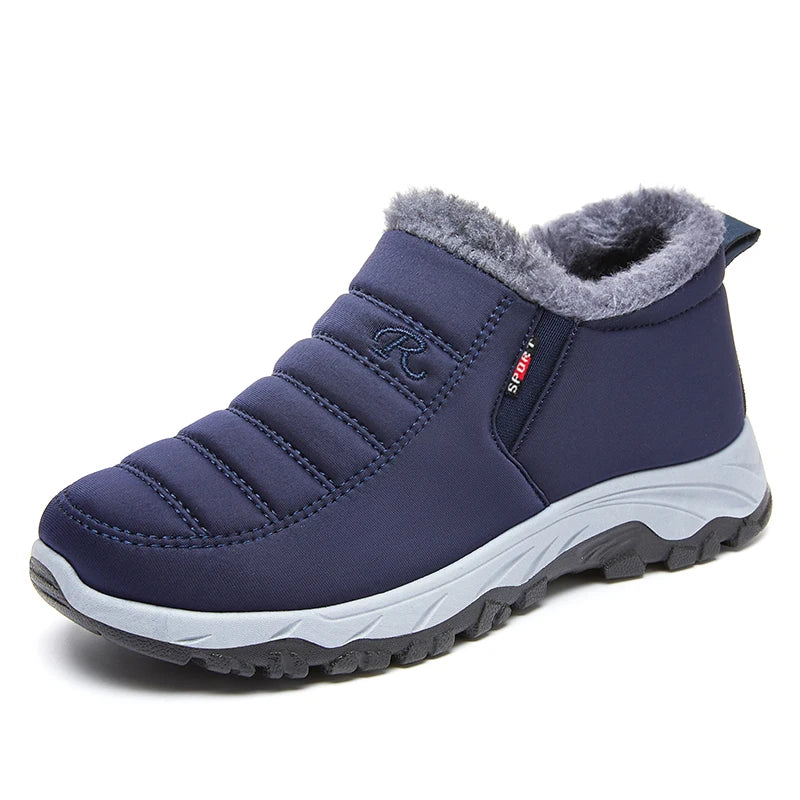 Women Boots Snow Platform Plush Women Shoes Slip On Boots For Unisex Shoes Fashion Ankle Boots Casual Punk Botas Mujer Winter
