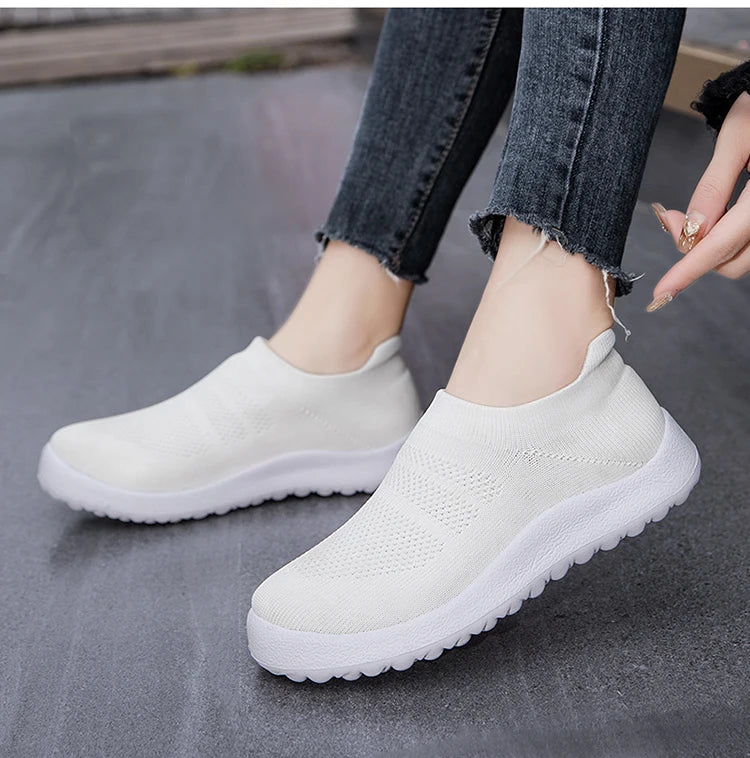 Damesmode Sneakers Slip On Platform Sneakers Wandelschoenen Dames Sneakers Plus Size Dames Vulcaniseer Schoenen Tenis Feminino