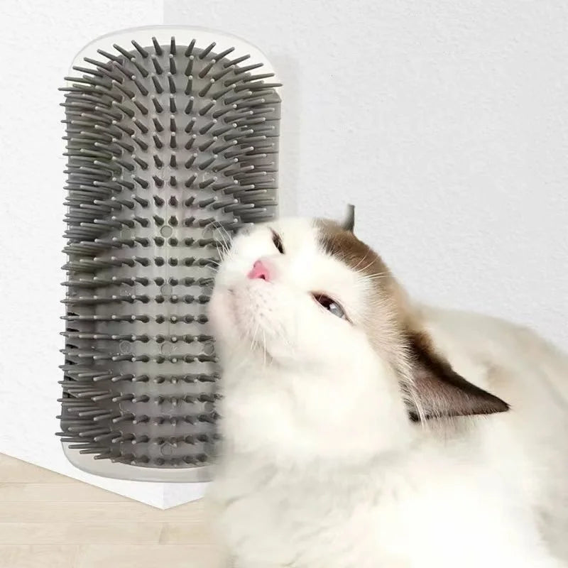 Kattenmassagetool, massagekam voor het verwijderen van dierenhaar, zelfreinigende borstel voor aan de muur, kattenspeelgoed, verzorgingsproducten voor huisdieren