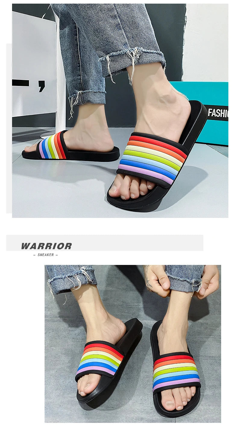 Fashionable Mens Casual Half Slides Luxury Brand Male Comfortable Outside Beach Walking Slipper Trendy Style Sandals
