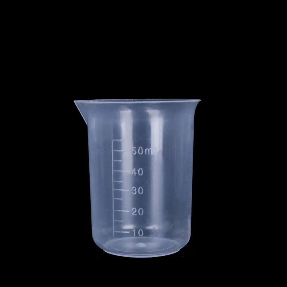 Plastic Transparent Measuring Cup for Kitchen Chemical Laboratory Test Stackable Graduated Cylinder Beaker Mixing Cups