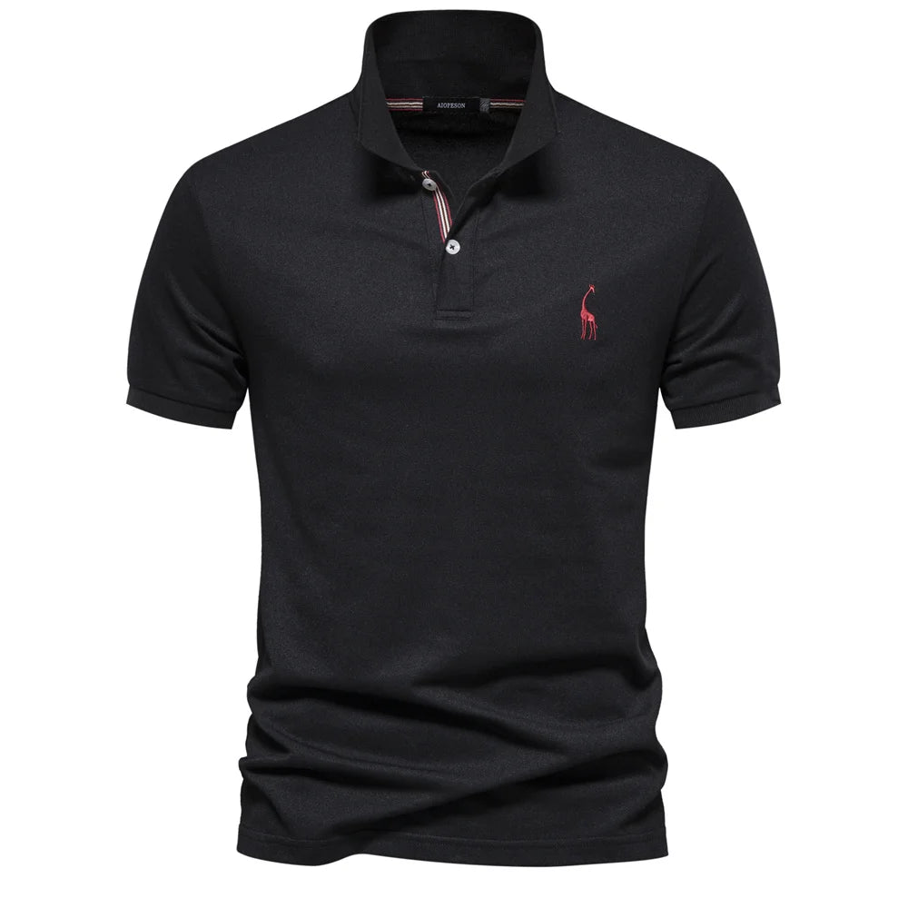 Men's Polo Shirts Cotton Polo Shirts for Men Short Sleeve High Quality Solid Polo Men New Summer Clothing