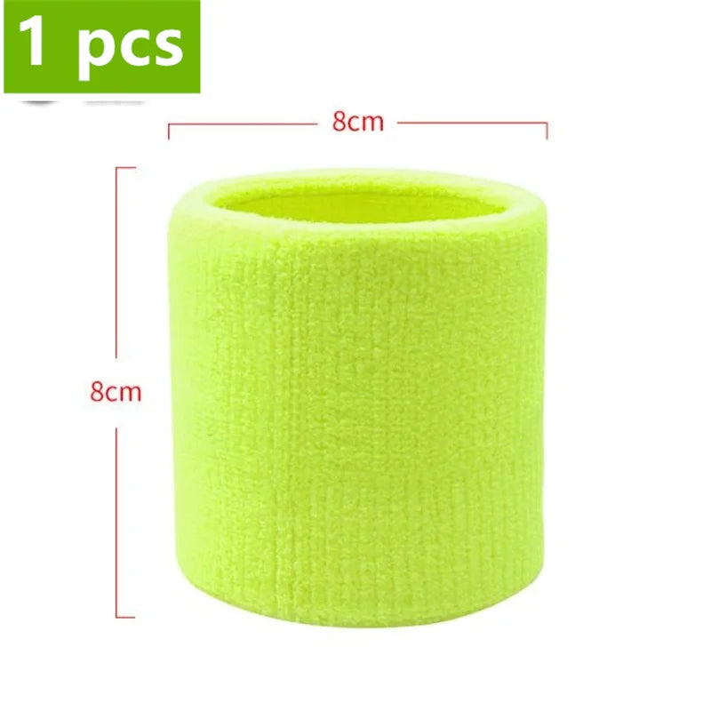 1/10pcs Wrist Support Band Wristband Sport Bracers Sweat Towel Cuff Tennis Wrist Guard Protector Strap Fitness Run Sweatband Gym