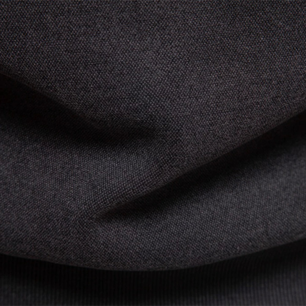 Mens Fashion Sweatshirt Y2K Inspired Solid Color Plush Lined Side Half Zip Winter Warm High Neck Street Style Hoodies for Men