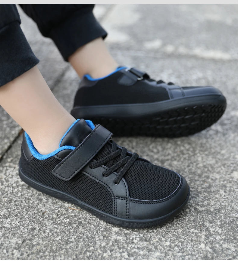 Breathable Barefoot Shoes Lightweight Knitting Sneakers for Sports Running Tennis Wide Toe All Ages Adult Kids Sizes Zero Drop