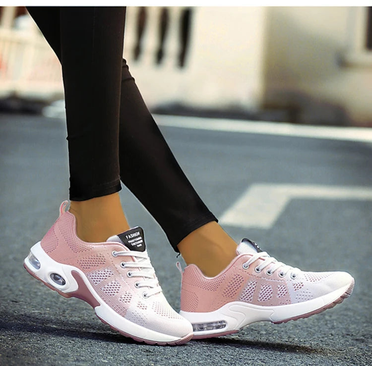 Fashion Women Sneakers Lace Up Women's Sneakers Plus Size Platform Shoes Soft Breathable Zapatillas Mujer Female Footwear