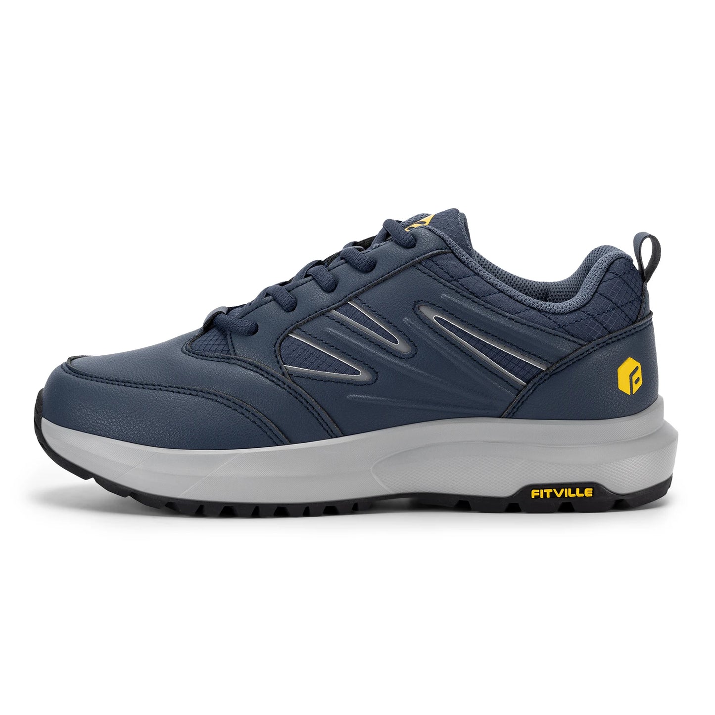 Men's Wide Hiking Shoes Water Repellent Lightweight Outdoor Climbing Shoes Trekking Trails Sneakers for Arch Support