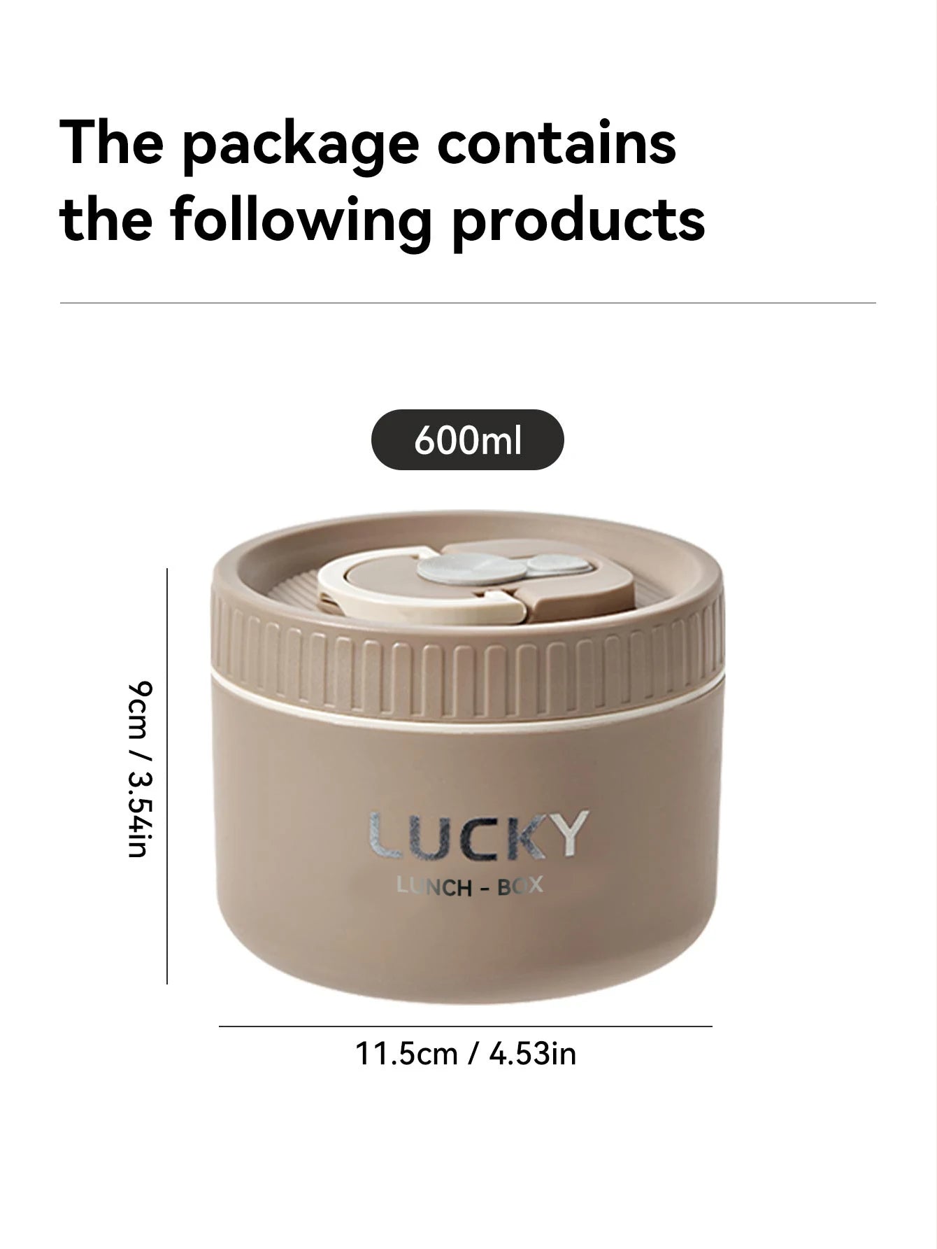 WORTHBUY Bento Lunch Box Set, Portable Keep Warm Lunch Container With Insulated Bag, 18/8 Stainless Steel Thermal Food Container