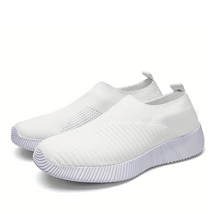 Fashion Casual Shoes 2025 New Women's Sneakers Walking Flat Women Sneakers Slip On Plus Size Ladies Vulcanize Shoes Woman Shoes
