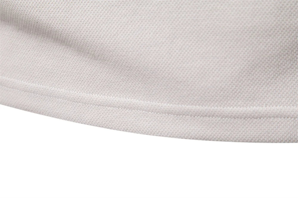 Men's Embroidery Polo Shirt Fashion Neck Turn Down Collar Casual Social Polo Shirts Luxury Golf Shirt For Men