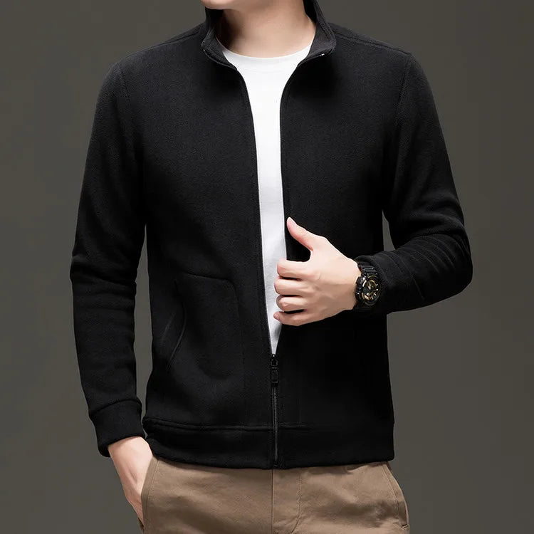 Men's Winter Premium Fleece Jacket - Soft & Warm Top-Ranked Male Essential Casual Top