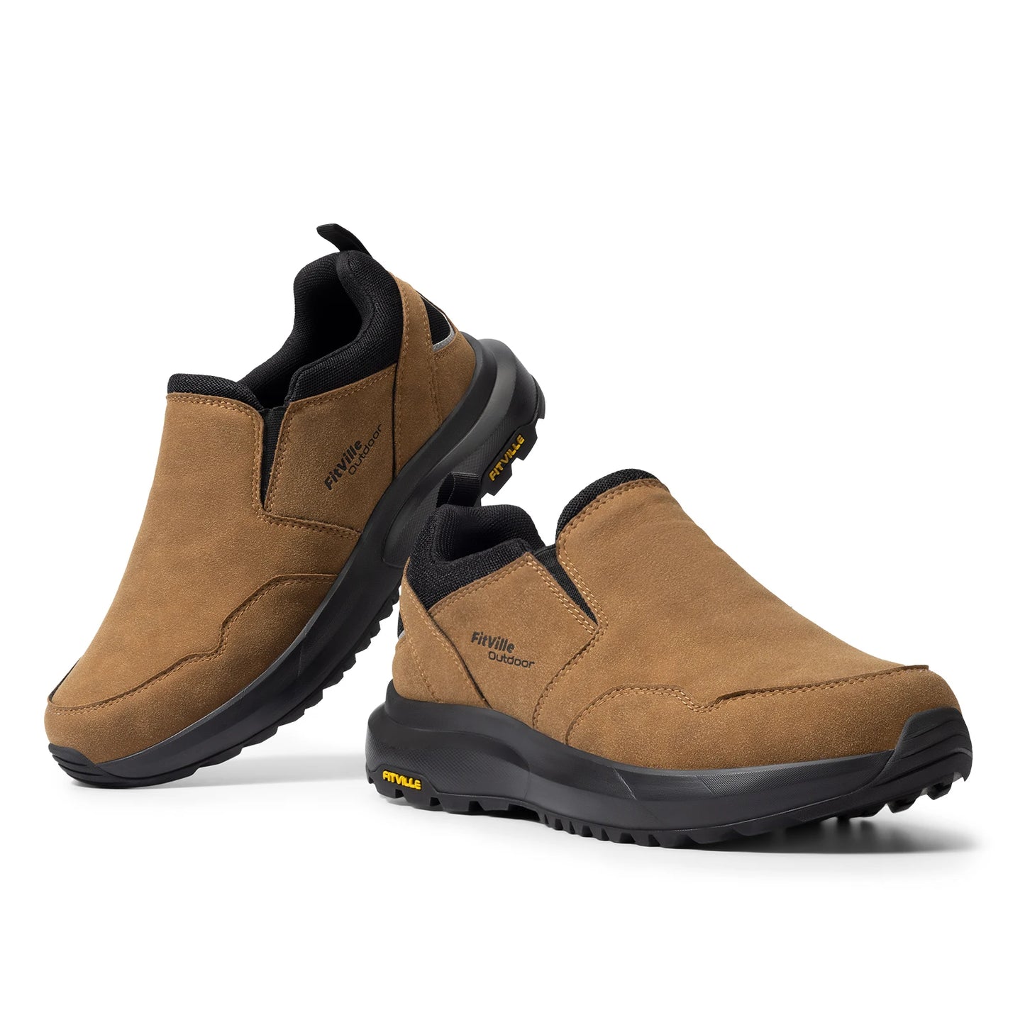 Men's Shoes Wide Hiking Comfortable Slip on Loafers Go Walking and Trekking Trails  Sneakers With Arch Support