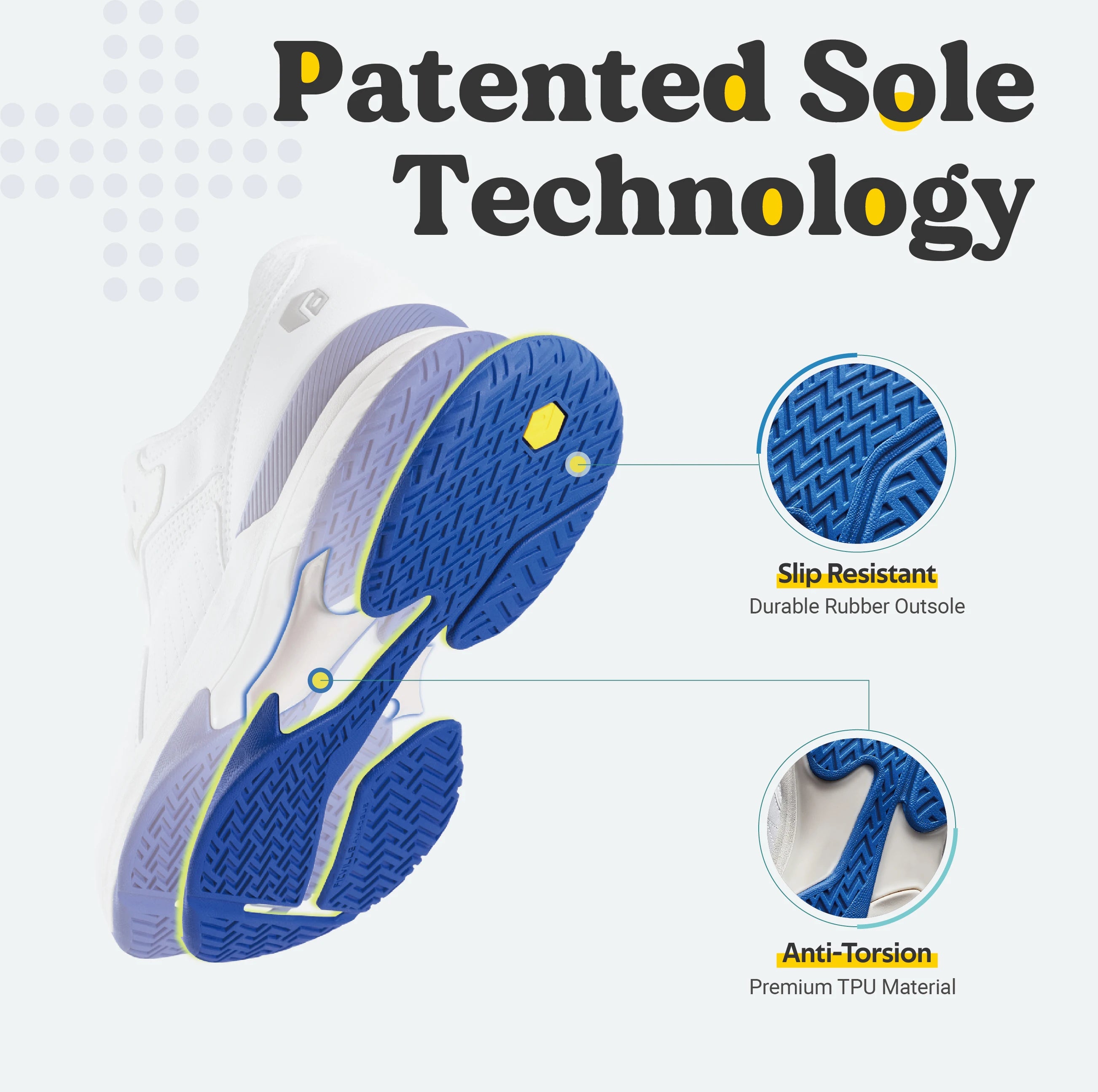 Men's Tennis Shoes Professional Training Sneakers Wear Resistant Anti-Slip Sweat Absorbent for Swollen Feet Arch Support