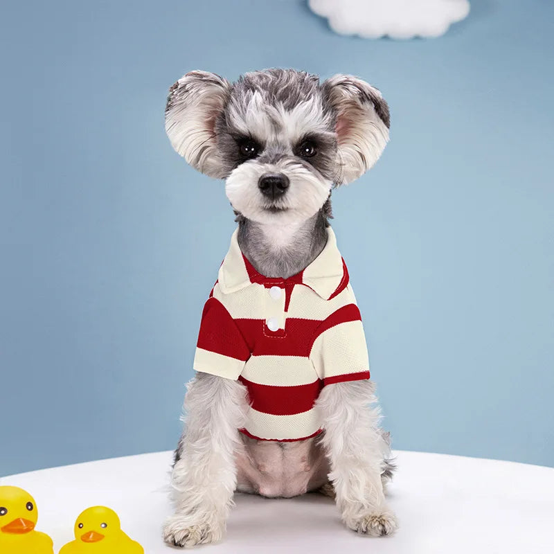 XS-4XL Honden T-shirts Dunne Ademende Zomer Hondenkleding voor Kleine Grote Honden Puppy Huisdier Kat Vest Poloshirt Chihuahua Yorkies