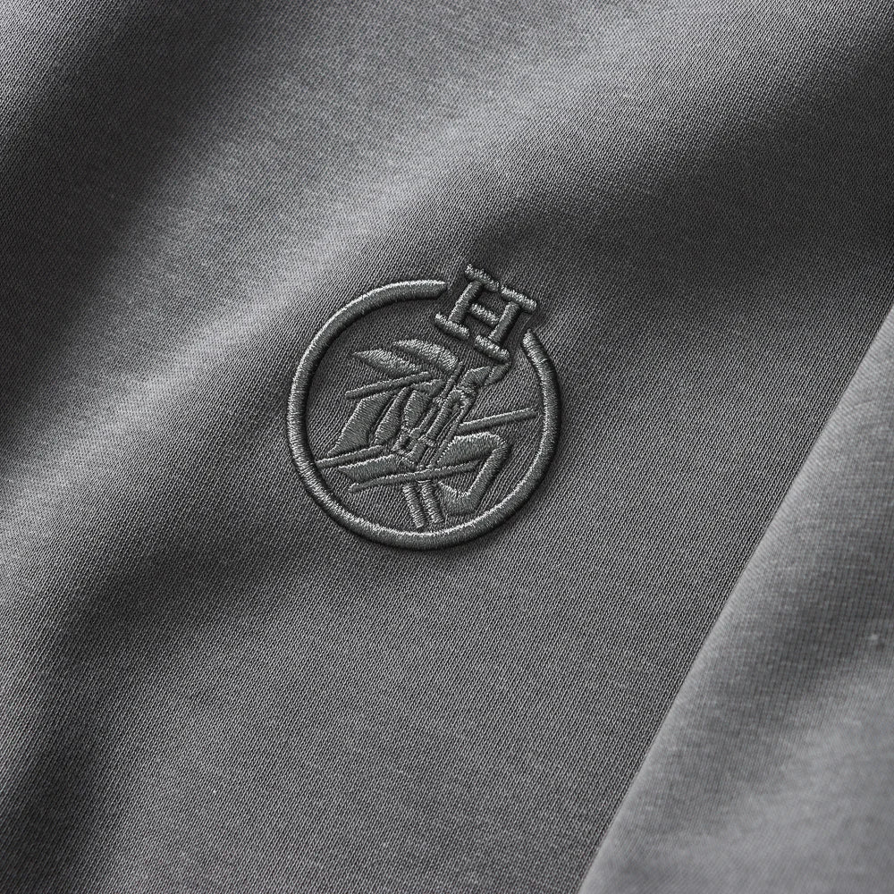 Autumn New American Retro Long Sleeve O-neck Embroidery Sweatshirts Men's Fashion Washed Old Terry Pullover Casual Sportwear