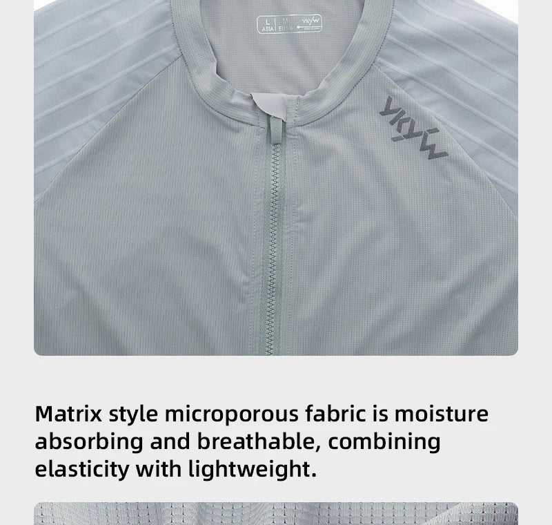 2025 Zomer Heren Fietsshirt Racefiets Shirt Fietsshirt YKK Rits Ademend Aerodynamisch Raglanmouw Sneldrogend