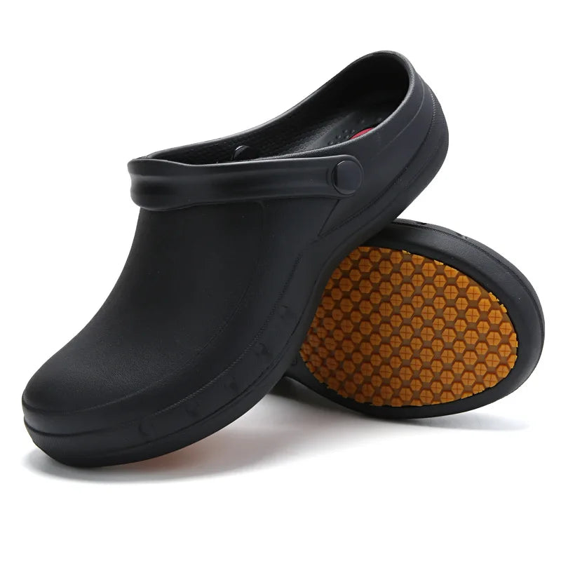 Lightweight Slip-resistant EVA Chef Shoes Sandals for Men - Ideal for Doctors Nurses Kitchen Restaurant Hospital Lab Settings