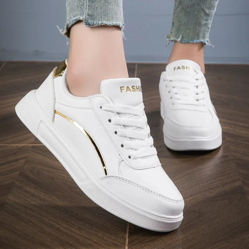 Fashion Women's Sneakers 2025 New Mesh Fabric Shoes Women Flat Casual Sneaker Woman Lace Up Tenis Feminino Sneaker Women