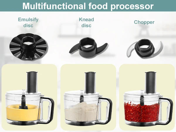 8 in 1 2L Capaciteit 800W met Kan Thuis Keukenmachine Hakmolen Mixer Elektrische Blender Sapcentrifuge