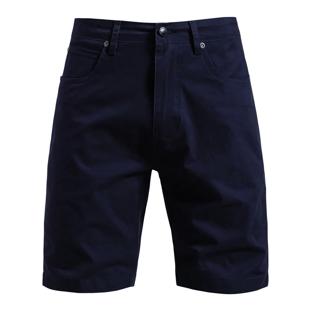 Men's 100% Cotton Summer Shorts Casual 11-Tone Multi-Pocket Lightweight Street Shorts