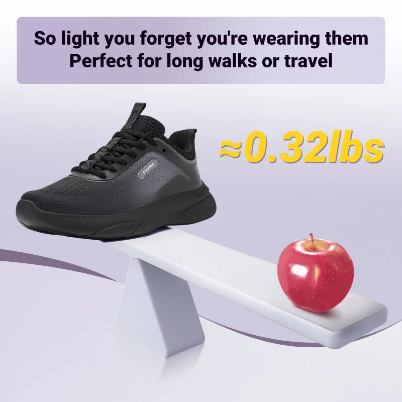 Women’s Wide Fit Walking Shoes – Lightweight Non-Slip Breathable Athletic Sneakers for Casual & Everyday Use