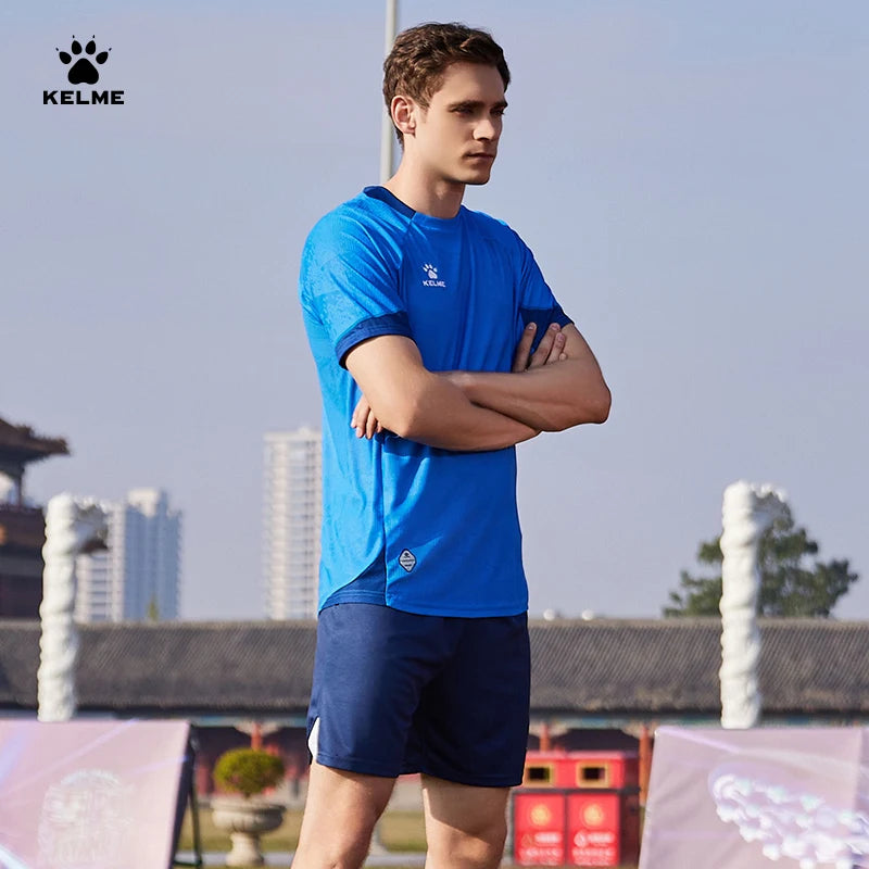 Men's Football Jersey Customized Short Sleeved Shirt For Adult Training Matches Soccer Jersey Top