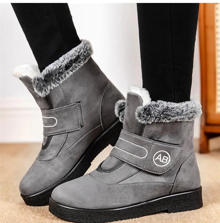 Women's Boots Snow Plus Size Shoes Woman Platform Woman Shoes Lightweight Mid High Boots Fashion Boots For Women Botas Mujer