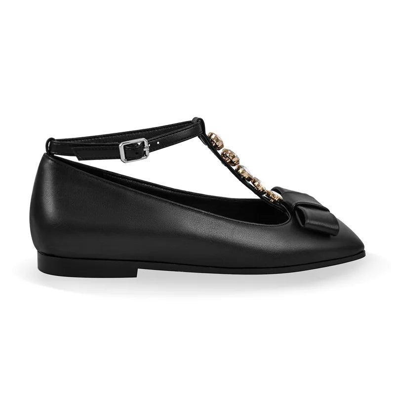 Woman Rose Red Elegent Slip On Flats Fashion Daily Elegant Crystal Flat Shoes