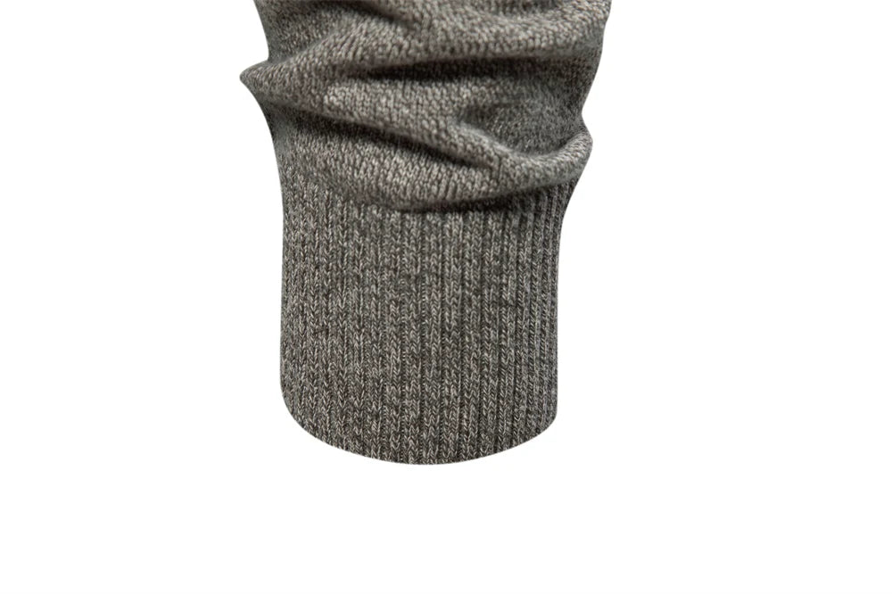 Men's Knitted Stand Mock Neck Cotton Cardigan Casual Social Autumn Button-Up Sweater Jacket for Men