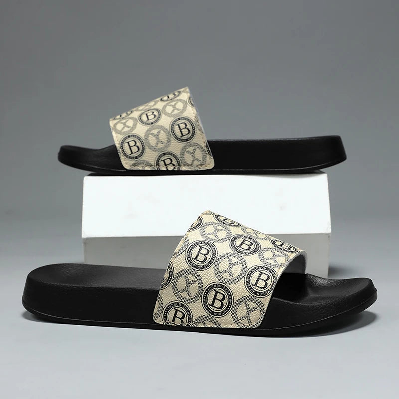 Daily Outdoor Walking Slipper Men Fashionable Summer Beach Water Shoes Comfortable Youth New Cool Sandals Seaside Slides