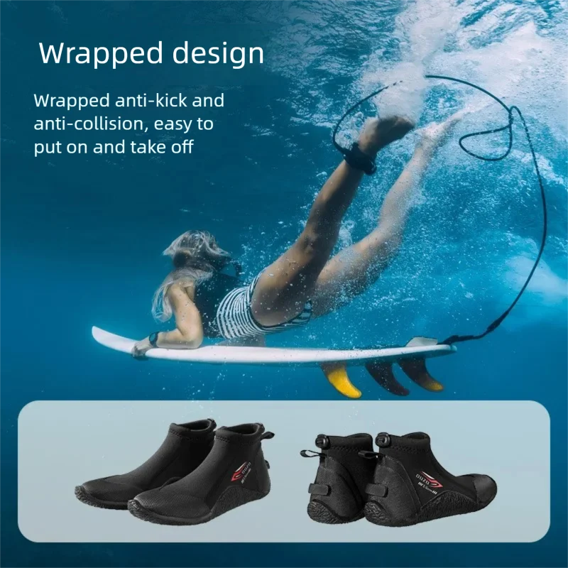 3mm Neoprene Diving Shoes – Anti-Slip Water Boots for Snorkeling, Surfing, Fishing & Beach Sports