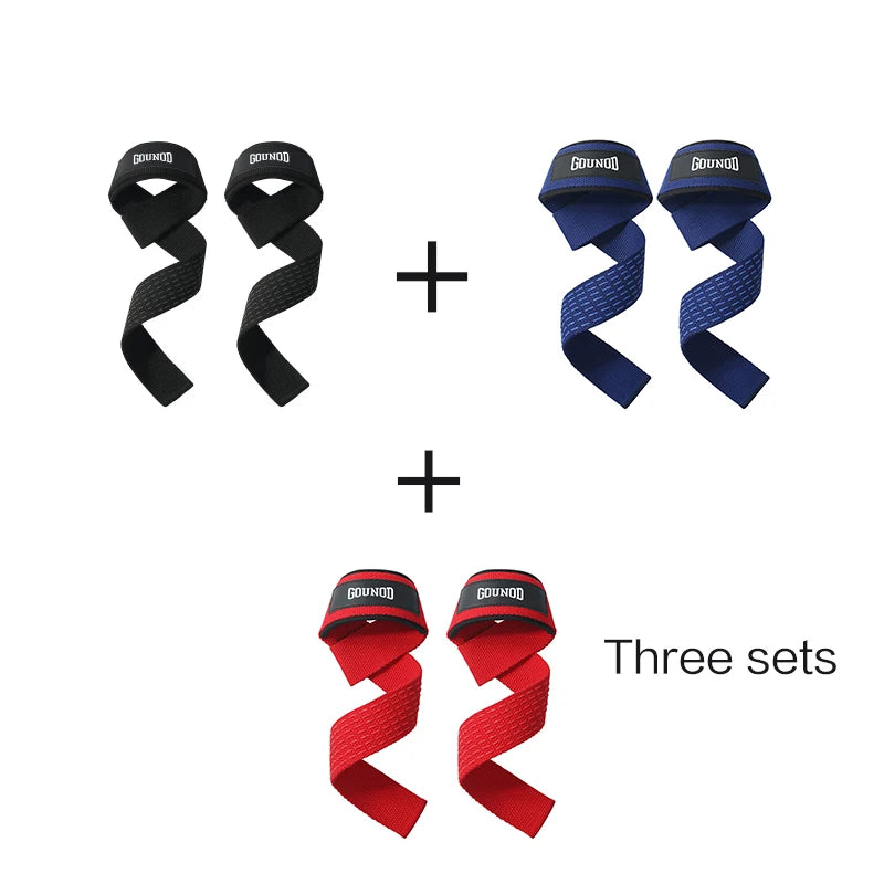 2PC/4PC/3PAIR Weightlifting Straps With Anti-Slip Feature - Silicone Lifting Wrist Straps For Deadlifts, CrossFit Hand Grips For Wrist
