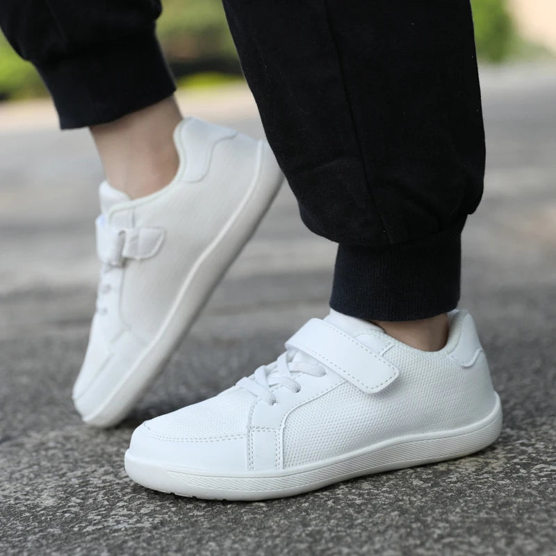 Breathable Barefoot Shoes Lightweight Knitting Sneakers for Sports Running Tennis Wide Toe All Ages Adult Kids Sizes Zero Drop