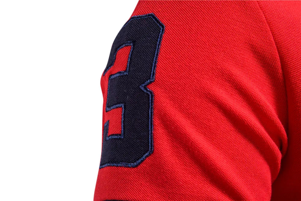 Embroidery 35% Cotton Polo Shirts for Men Casual Solid Colour Slim Fit Men's Polos New Summer Fashion Brand Men Clothing
