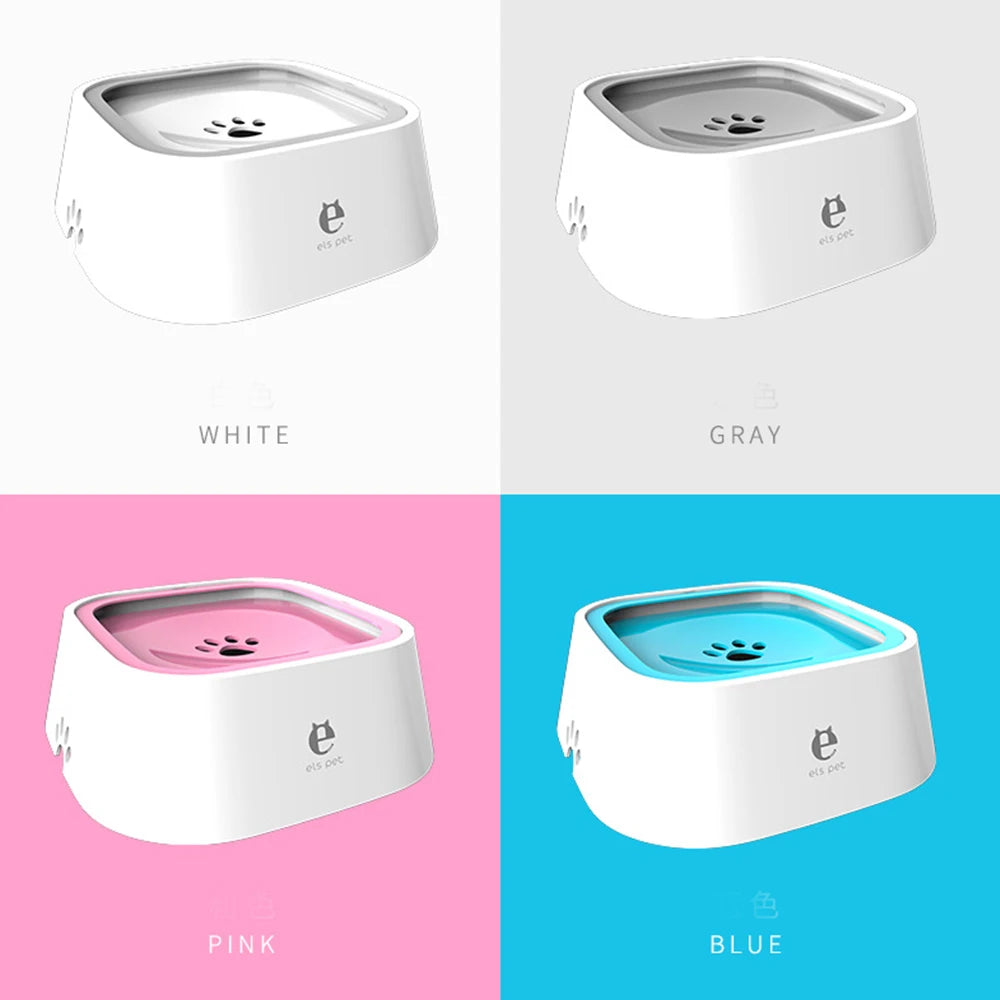 1,5L Hondendrinkwaterbak van ABS-kunststof, drijvende kom, kattenbak zonder morsen, drinkwaterdispenser voor honden