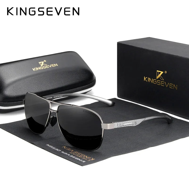 Polarized Aluminum Pilot Sunglasses UV400 HD Lens Men Women Photochromic Outdoor Eyewear Anti-Reflective Night Vision