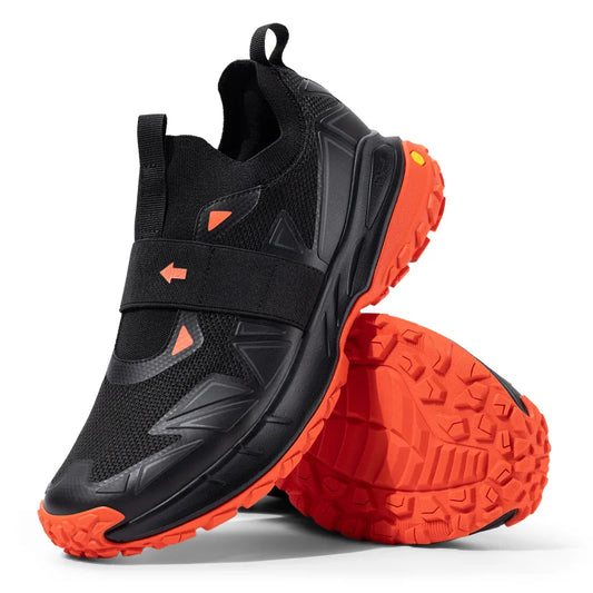 Men's Widened Hiking Walking Shoes Slip-On Comfortable Orthopaedic With Arch Support Non-Slip Sports Shoes For Travel