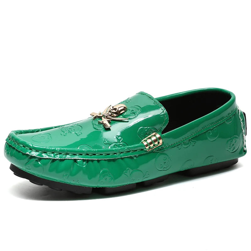 Luxury Style Male Formal Wedding Shoes Slip-on Men Pink Fashionable Casual Moccasins Shoes Big Size 47 48 Adult Party Shoes