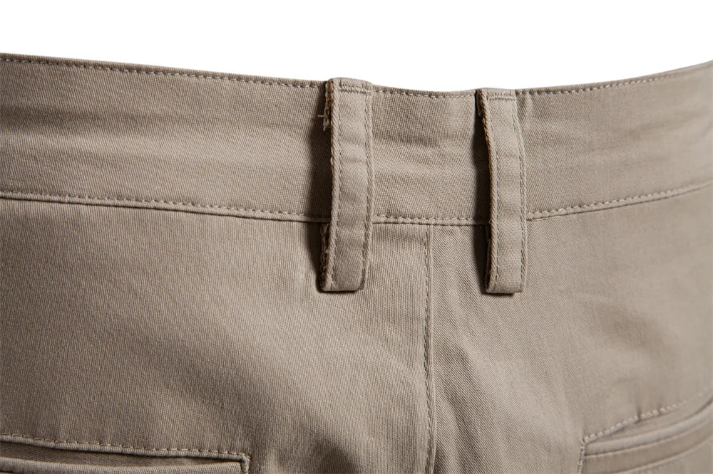 Men's 100% Cotton Summer Shorts Casual 11-Tone Multi-Pocket Lightweight Street Shorts