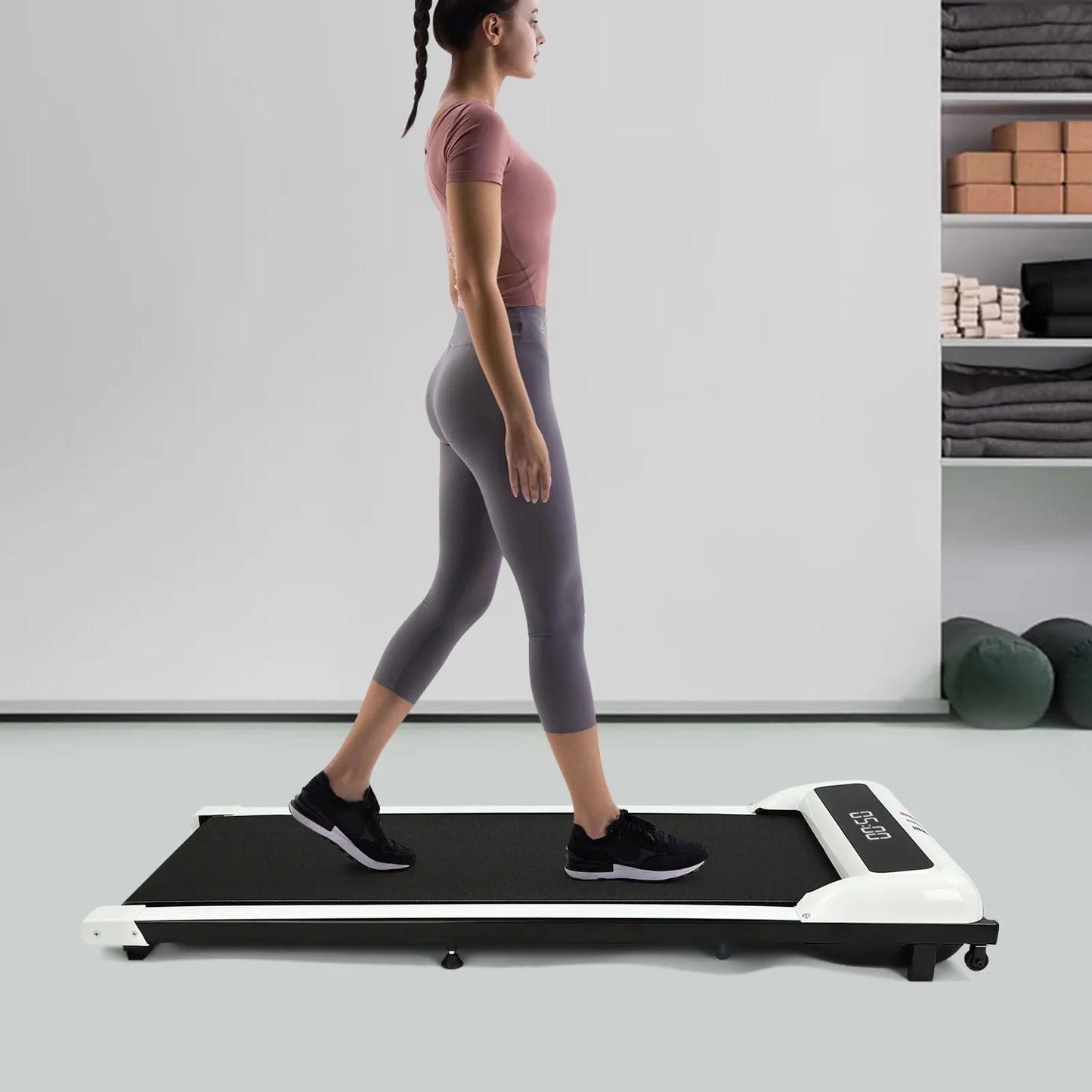 Walking Pad Treadmill for home - 750W Under Desk Treadmill -1.5HP Walking Running Machine, Max. Load-bearing Capacity 150 kg