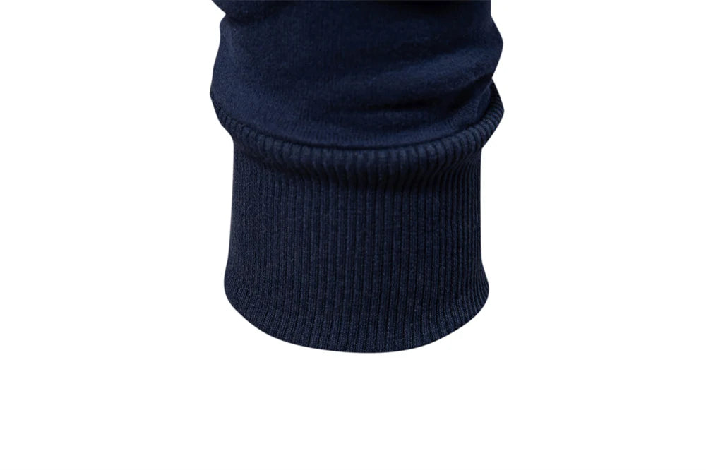 Men's Patchwork Cotton-Blend Sweatshirts - Casual Sport Round Neck Pullover Sweatshirt