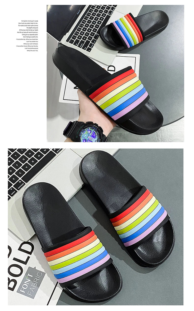 Fashionable Mens Casual Half Slides Luxury Brand Male Comfortable Outside Beach Walking Slipper Trendy Style Sandals