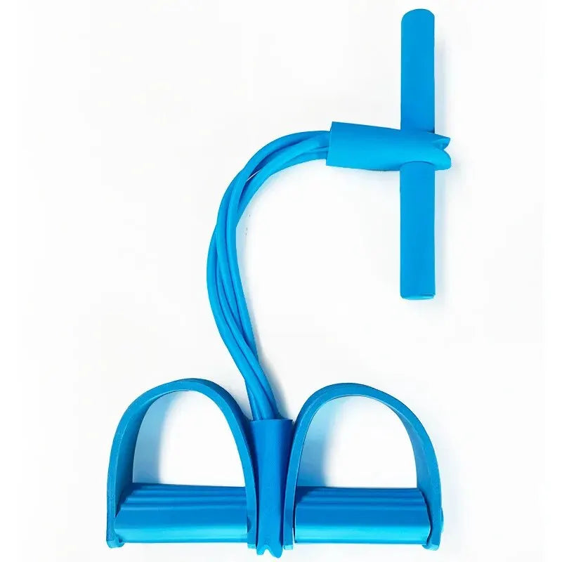 Vier-buisspanner Multifunctionele huishoudelijke fitness Yoga buikspierversterkende elastische band spankoord Sit-up hulpmiddel